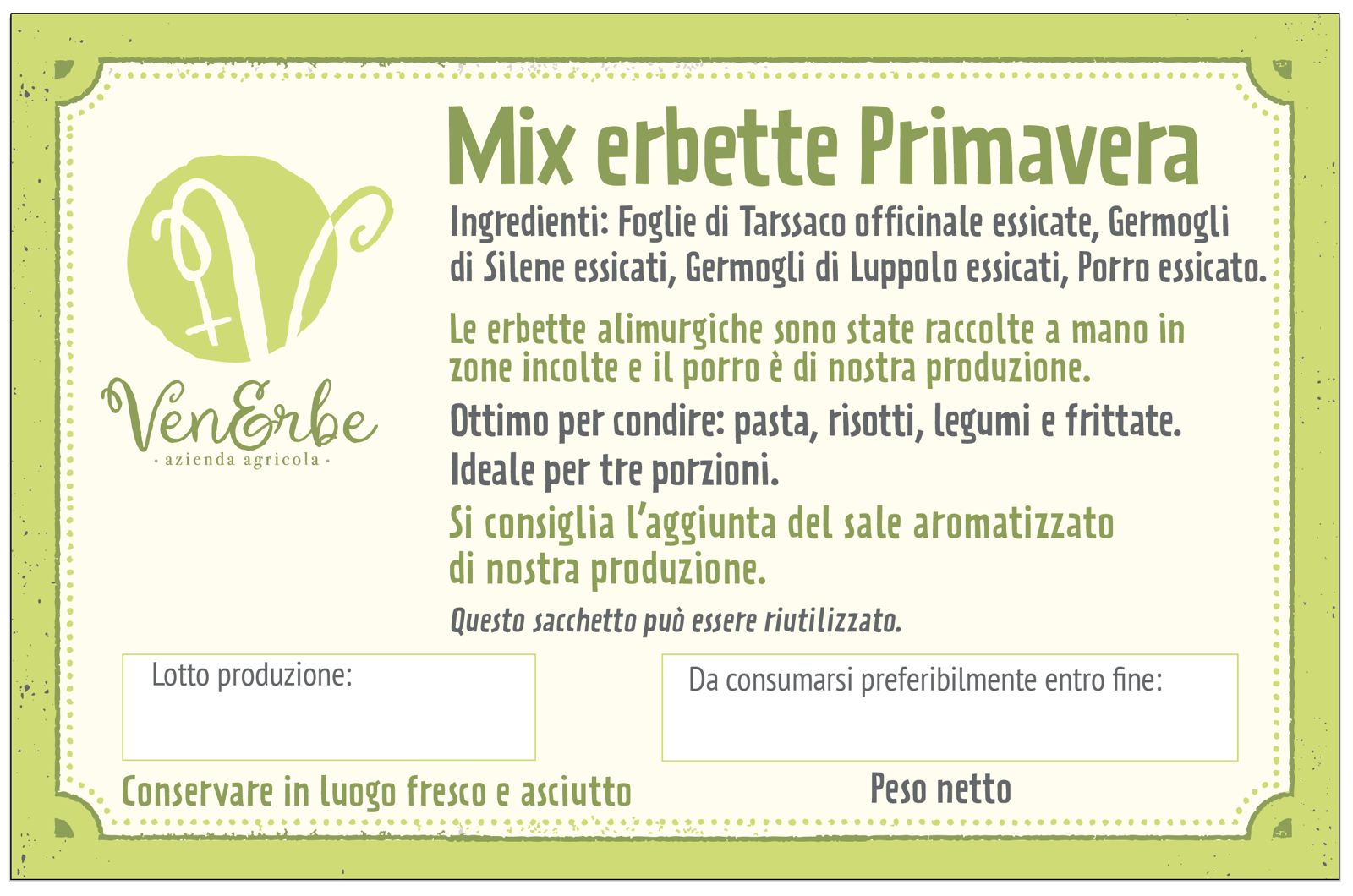 mix erbette primavera